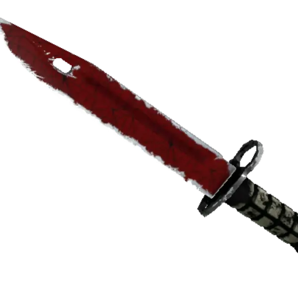 ★ StatTrak™ Bayonet | Crimson Web (Well-Worn)