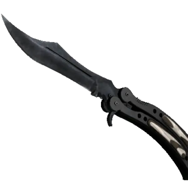 ★ StatTrak™ Butterfly Knife | Black Laminate (Minimal Wear)