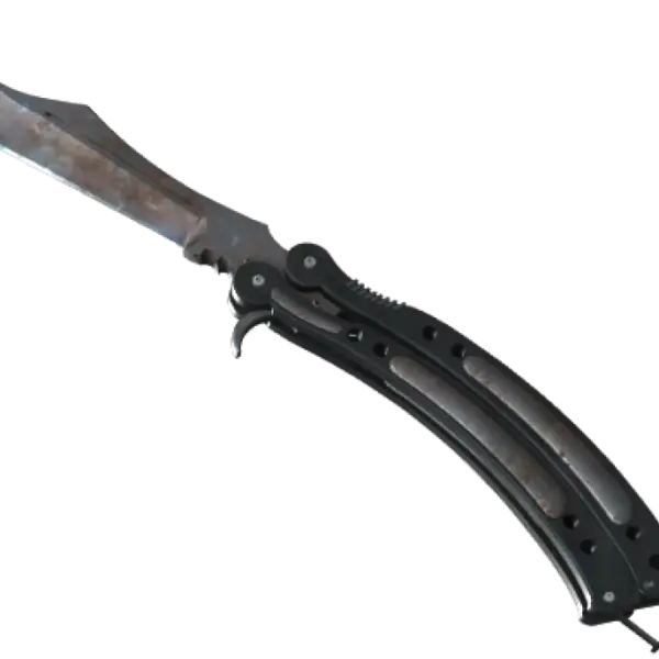 ★ StatTrak™ Butterfly Knife | Rust Coat (Well-Worn)