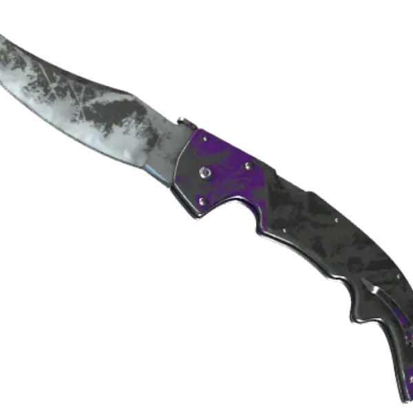★ StatTrak™ Falchion Knife | Ultraviolet (Battle-Scarred)