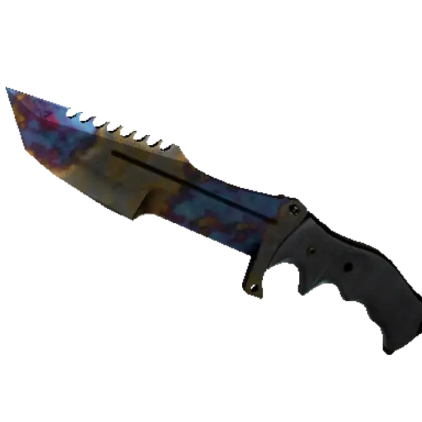 ★ StatTrak™ Huntsman Knife | Case Hardened (Well-Worn)