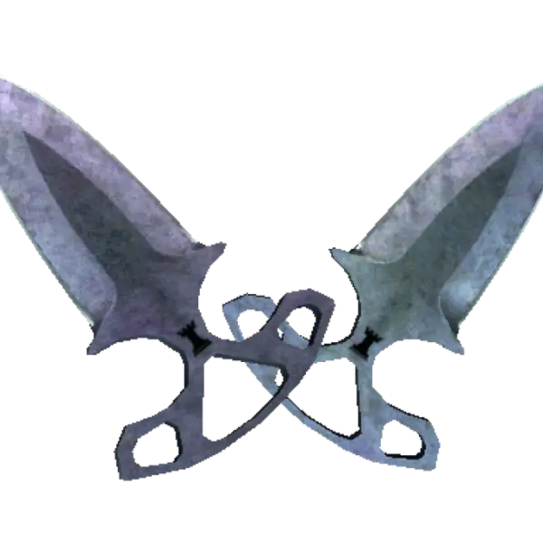 ★ StatTrak™ Shadow Daggers | Blue Steel (Battle-Scarred)