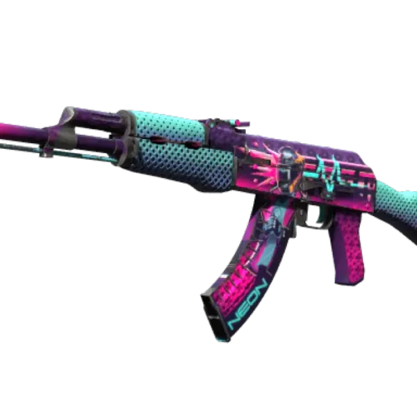AK-47 | Neon Rider (Well-Worn)