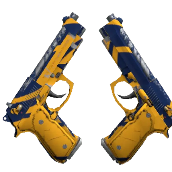 Dual Berettas | Marina (Well-Worn)