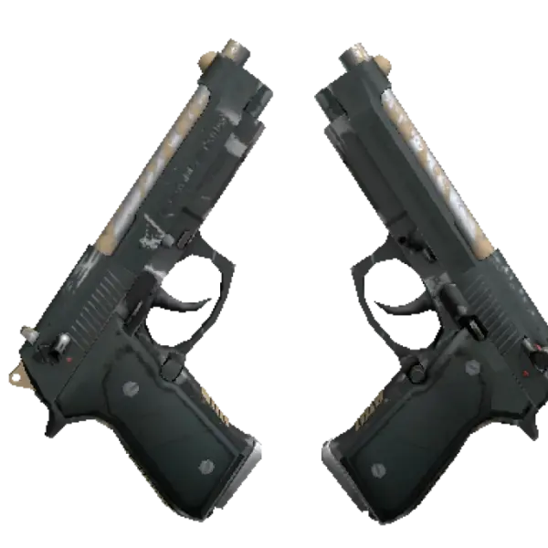 Souvenir Dual Berettas | Contractor (Well-Worn)