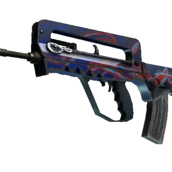 StatTrak™ FAMAS | Afterimage (Well-Worn)