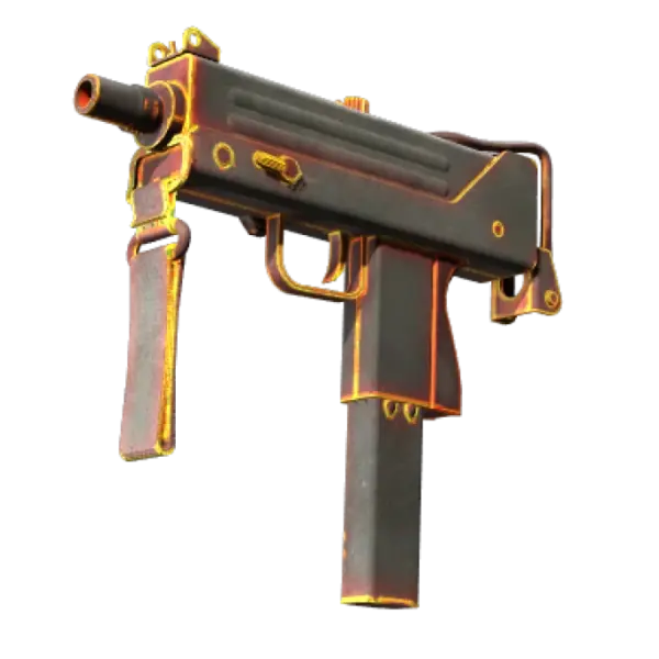 StatTrak™ MAC-10 | Heat (Battle-Scarred)