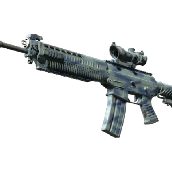 StatTrak™ SG 553 | Wave Spray (Field-Tested)