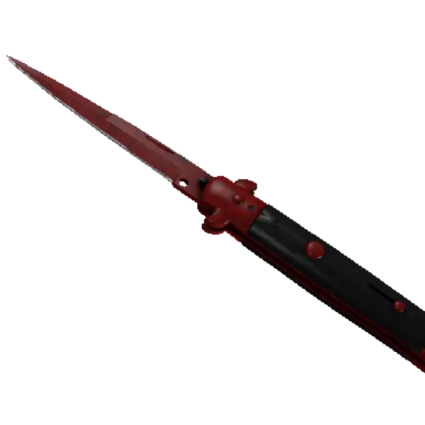 ★ StatTrak™ Stiletto Knife | Crimson Web (Minimal Wear)