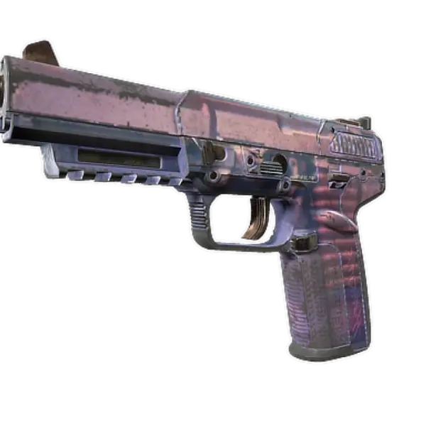 Five-SeveN | Dark Polymer (Battle-Scarred)