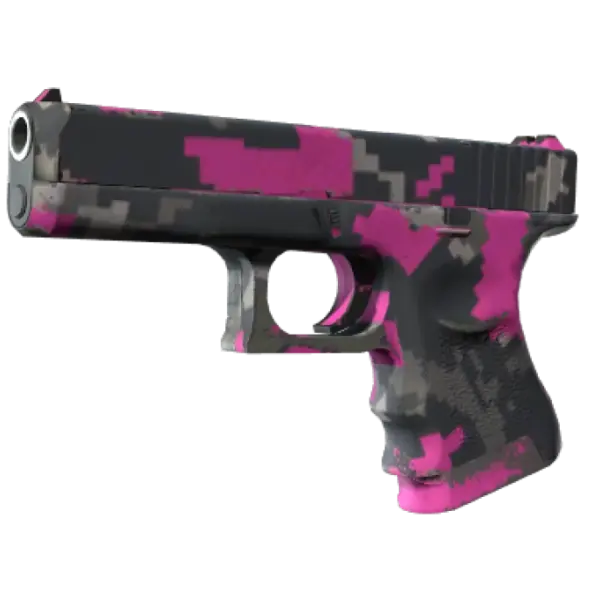 Glock-18 | Pink DDPAT (Well-Worn)