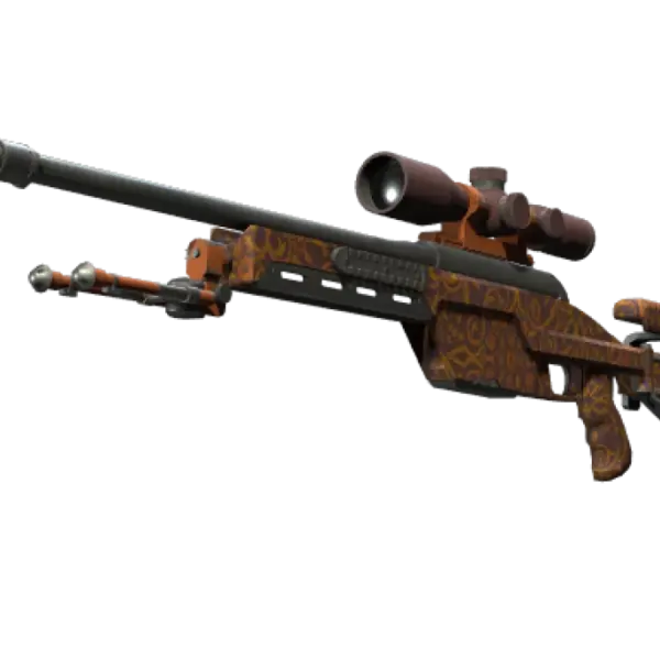 SSG 08 | Orange Filigree (Factory New)