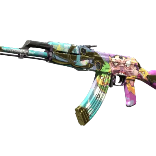 Souvenir AK-47 | B the Monster (Well-Worn)