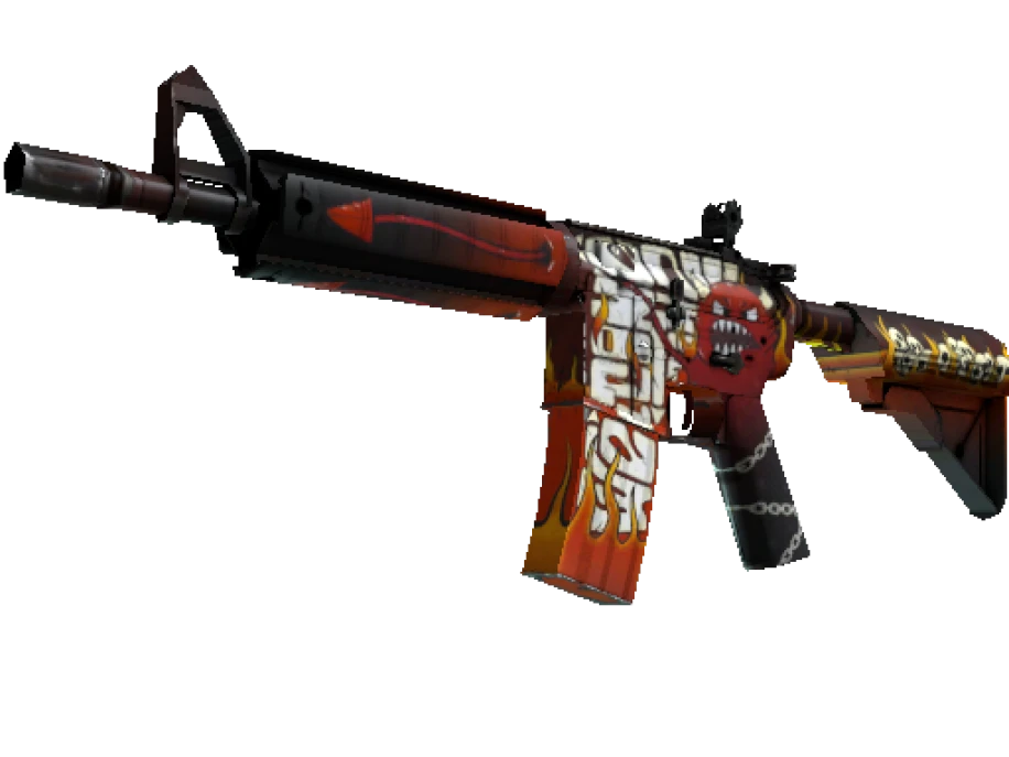 StatTrak™ M4A4 | Hellfire (Factory New) - Image 1