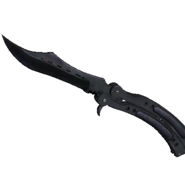 ★ StatTrak™ Butterfly Knife | Blue Steel (Battle-Scarred)