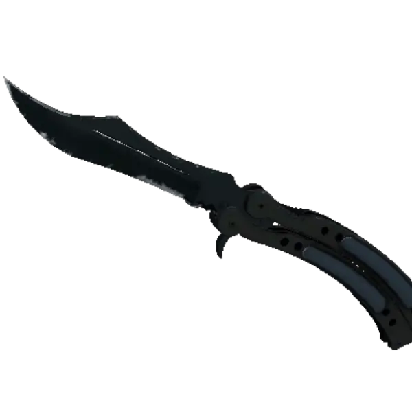 ★ StatTrak™ Butterfly Knife | Night (Well-Worn)