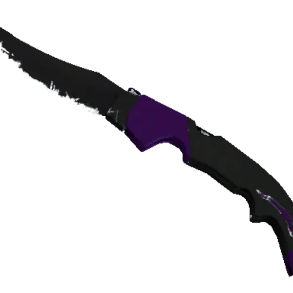 ★ StatTrak™ Falchion Knife | Ultraviolet (Well-Worn)