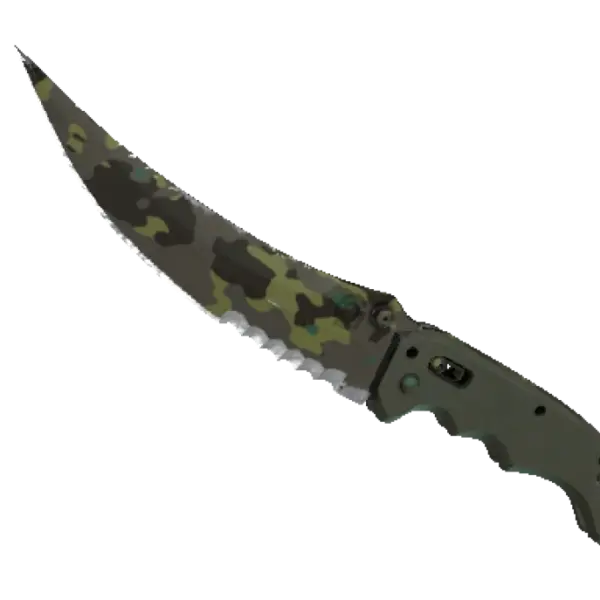 ★ StatTrak™ Flip Knife | Boreal Forest (Well-Worn)