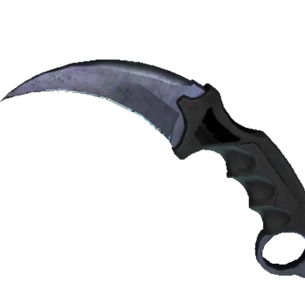 ★ StatTrak™ Karambit | Blue Steel (Well-Worn)