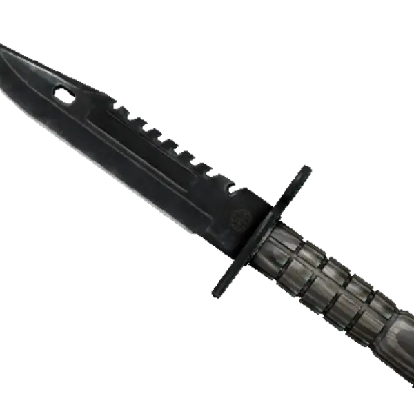 ★ StatTrak™ M9 Bayonet | Black Laminate (Well-Worn)