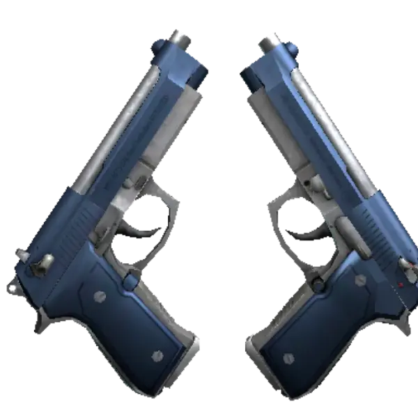 Dual Berettas | Anodized Navy (Minimal Wear)