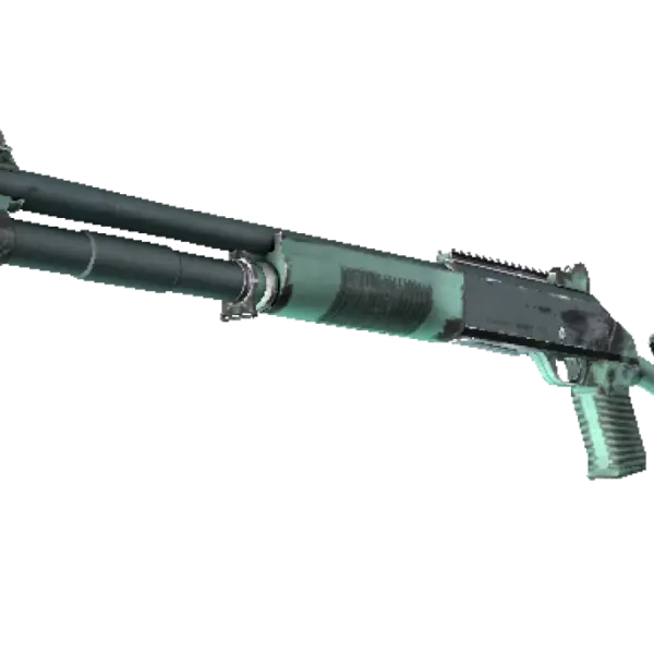 Souvenir XM1014 | Blue Spruce (Well-Worn)