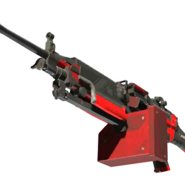 StatTrak™ M249 | System Lock (Well-Worn)