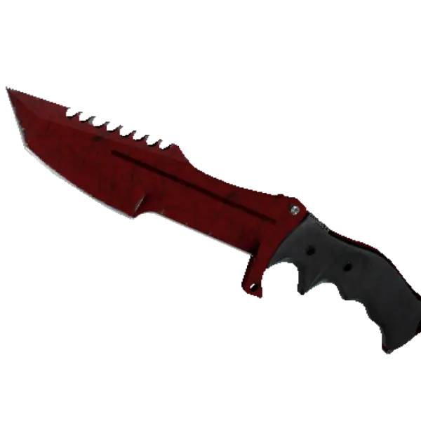 ★ StatTrak™ Huntsman Knife | Crimson Web (Well-Worn)