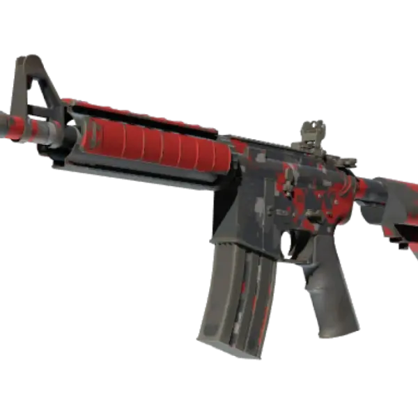 M4A4 | Red DDPAT (Well-Worn)