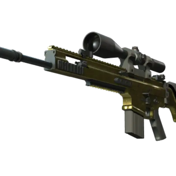 SCAR-20 | Brass (Well-Worn)