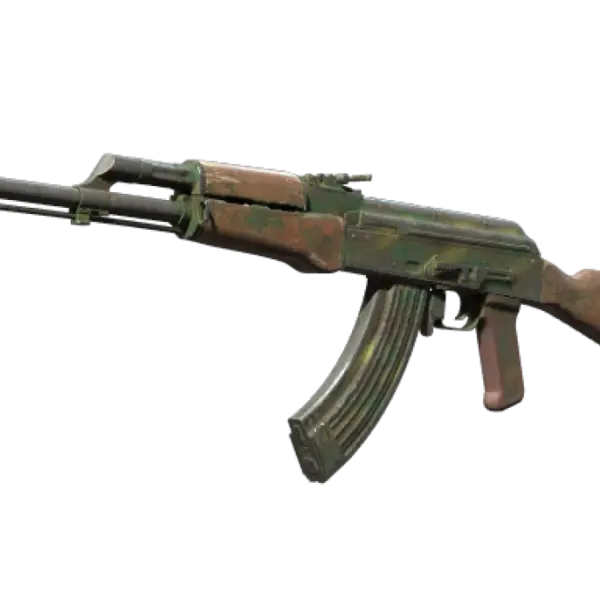 Souvenir AK-47 | Jungle Spray (Battle-Scarred)