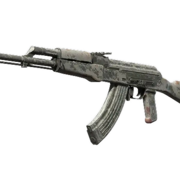 Souvenir AK-47 | VariCamo Grey (Battle-Scarred)