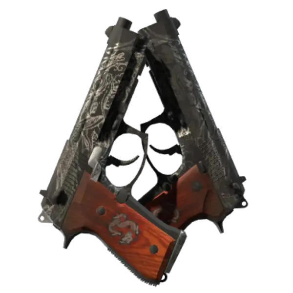 Souvenir Dual Berettas | Dualing Dragons (Field-Tested)