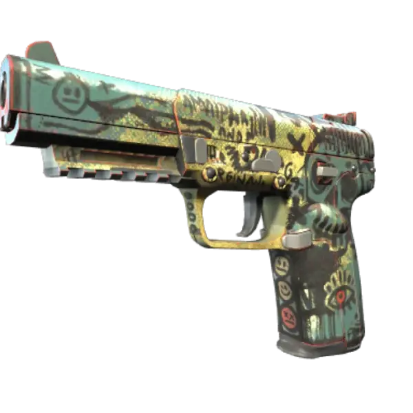 Souvenir Five-SeveN | Scrawl (Well-Worn)