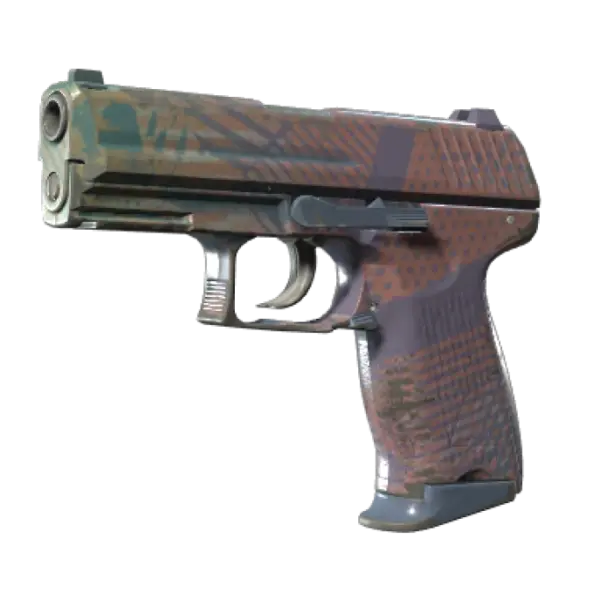 Souvenir P2000 | Coral Halftone (Field-Tested)