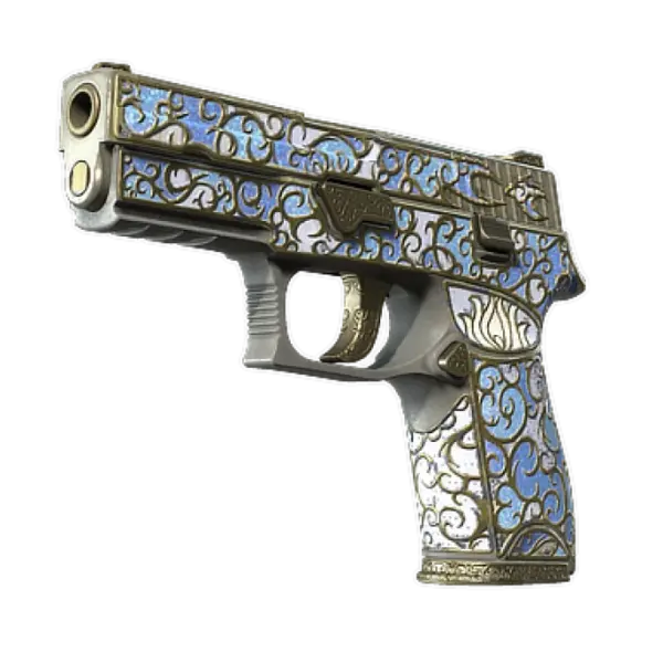 Souvenir P250 | Lotus Imprint (Well-Worn)
