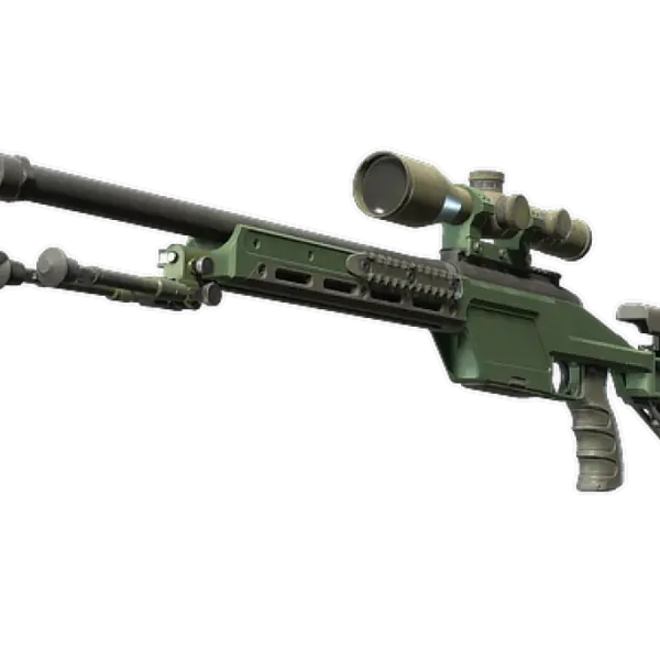 Souvenir SSG 08 | Green Ceramic (Field-Tested)