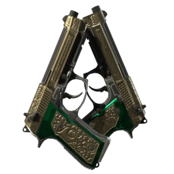 StatTrak™ Dual Berettas | Royal Consorts (Minimal Wear)
