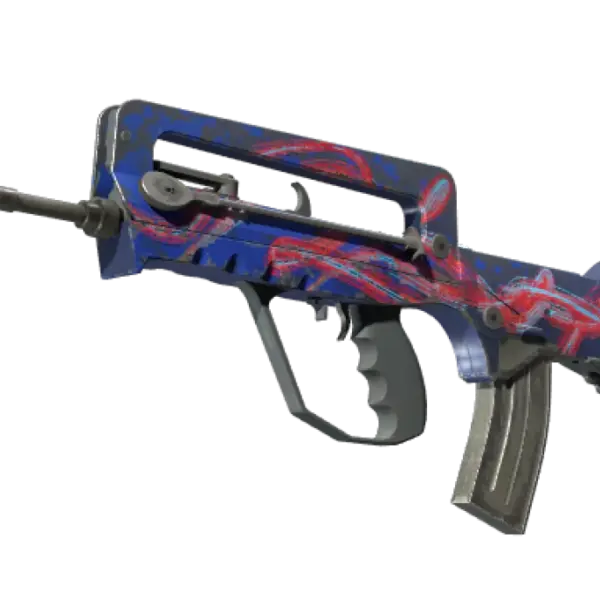 StatTrak™ FAMAS | Afterimage (Minimal Wear)