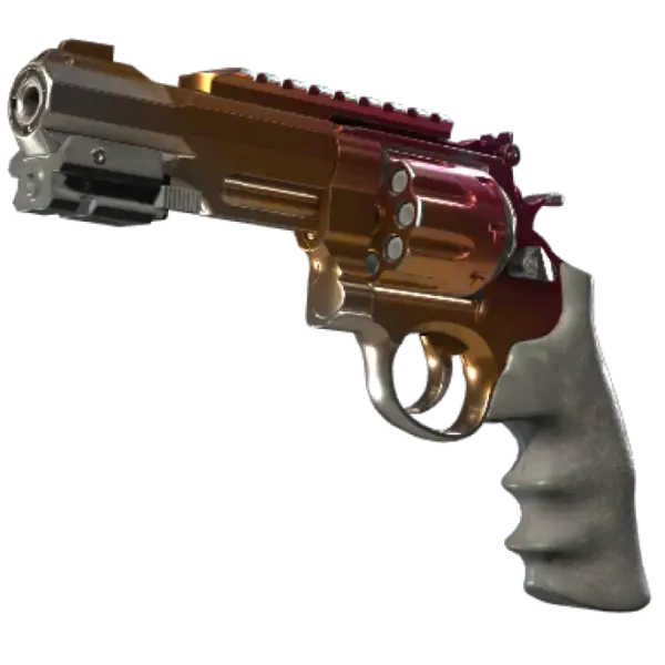 StatTrak™ R8 Revolver | Fade (Well-Worn)
