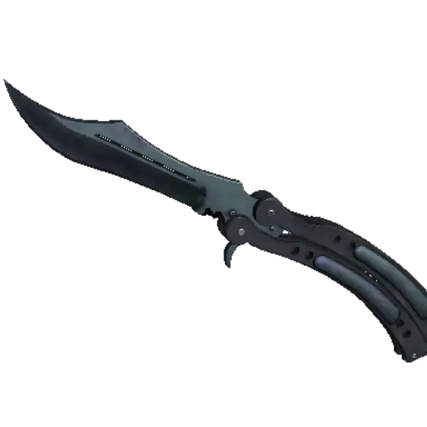 ★ Butterfly Knife | Blue Steel (Factory New)