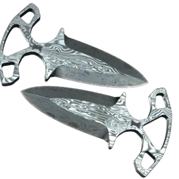 ★ Shadow Daggers | Damascus Steel (Battle-Scarred)