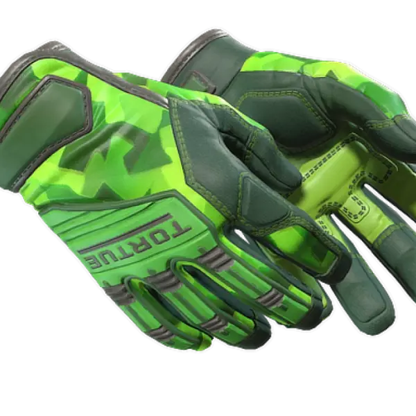 ★ Specialist Gloves | Lime Polycam (Minimal Wear)