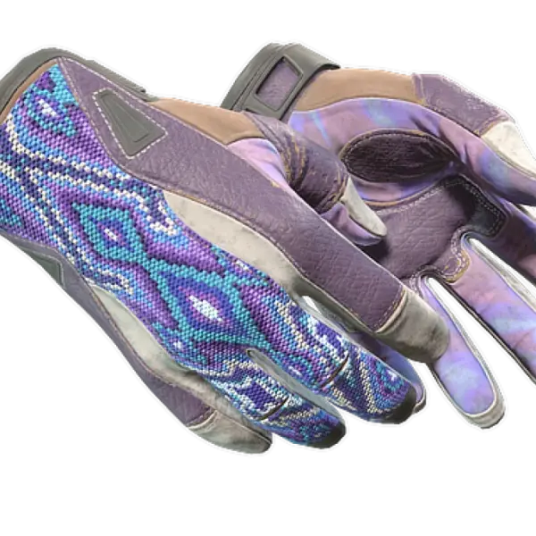 ★ Sport Gloves | Violet Beadwork (Well-Worn)