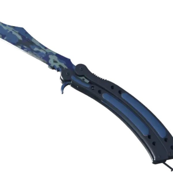 ★ StatTrak™ Butterfly Knife | Bright Water (Well-Worn)