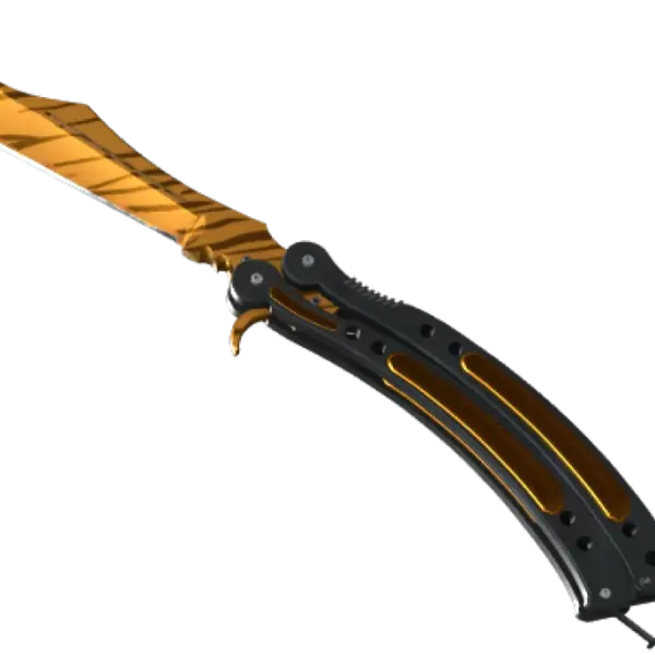 ★ StatTrak™ Butterfly Knife | Tiger Tooth (Minimal Wear)