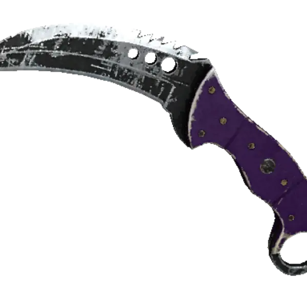 ★ StatTrak™ Talon Knife | Ultraviolet (Battle-Scarred)