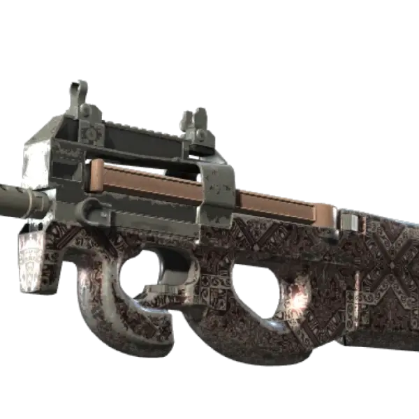 P90 | Baroque Red (Well-Worn)