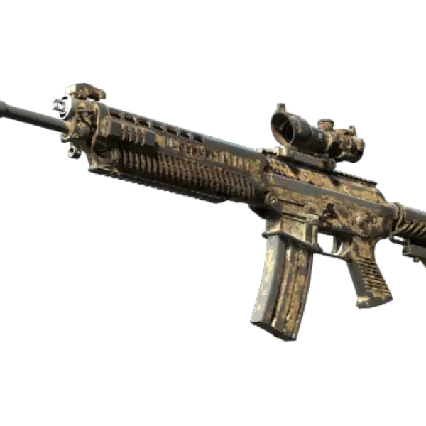 SG 553 | Bleached (Battle-Scarred)