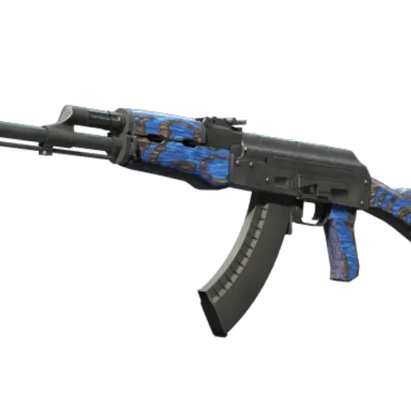 Souvenir AK-47 | Blue Laminate (Minimal Wear)